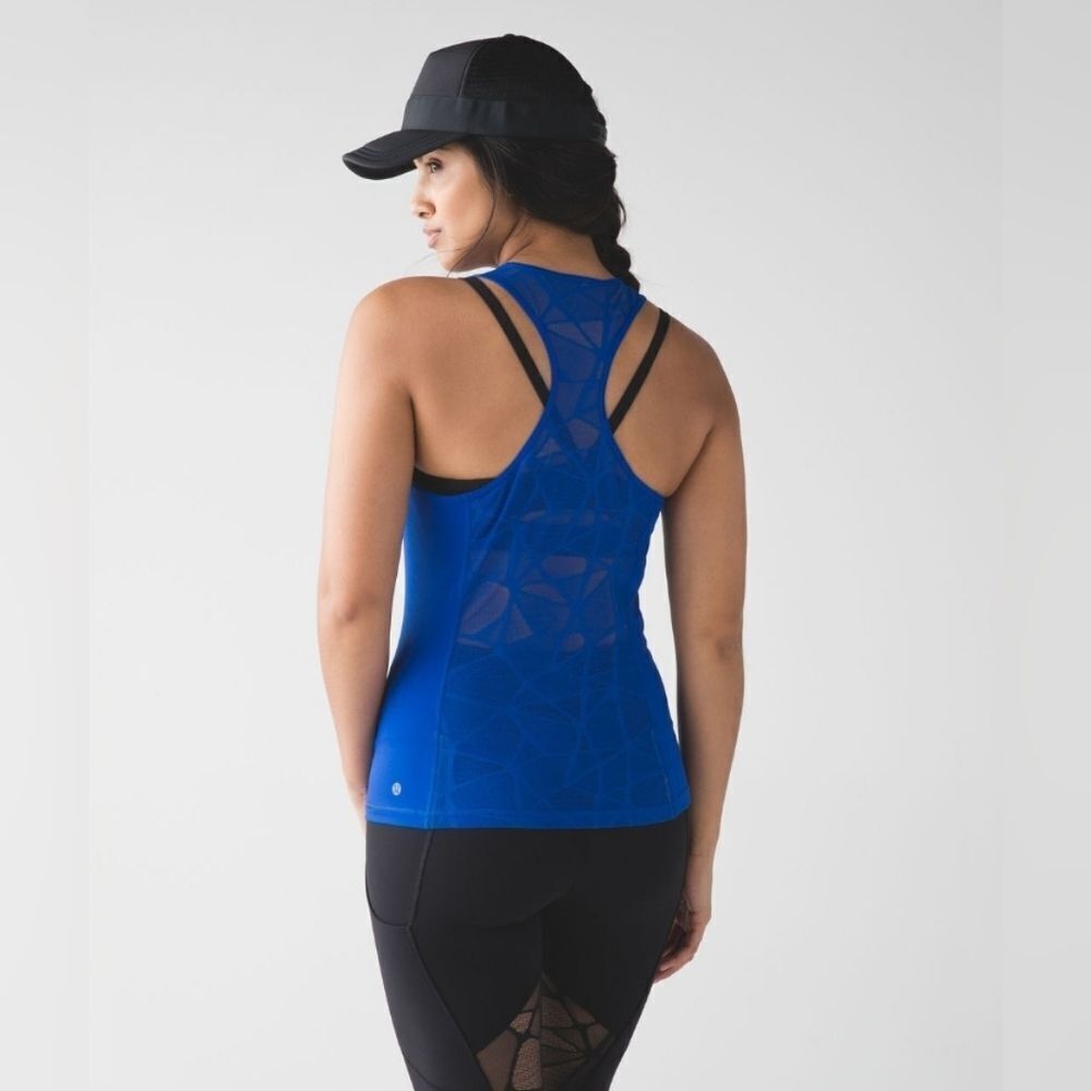 Lululemon Goal Crusher Tank Harbor Blue
